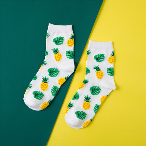 Exotic Fruit Theme Socks